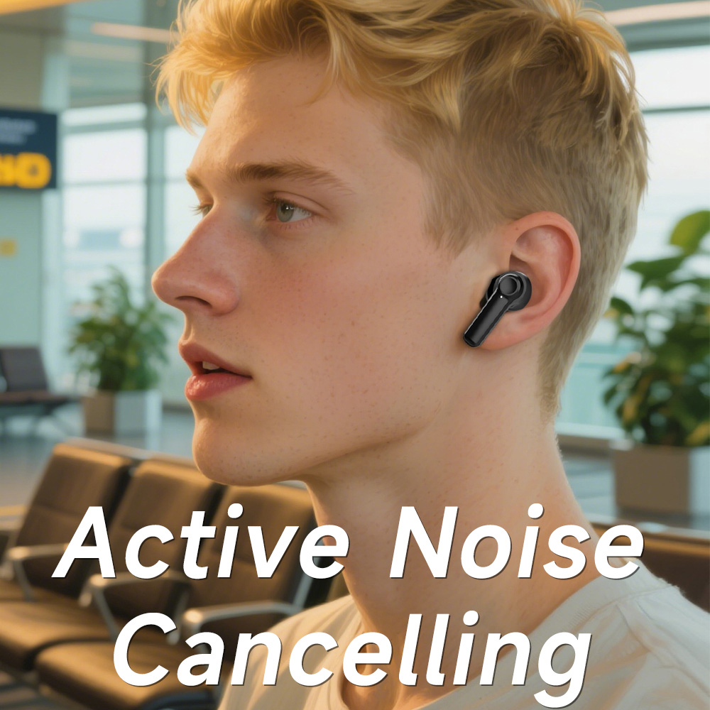 Active Noise Cancelling Wireless Earphones